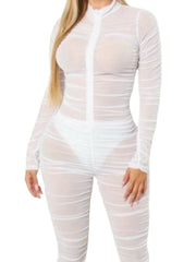 RUFFLE SHEER BOSYSUIT