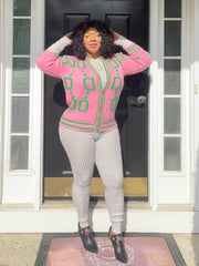 PINKY SWEATER SET